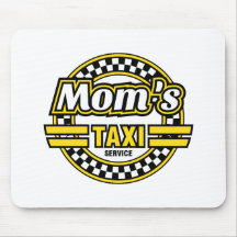 Service du taxi de la maman tapis de souris