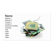 Service informatique cartes de visite personnelles