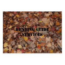 Services de guide de chasse carte de visite