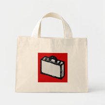Serviette de bureau ou valise de voyage. Croquis.  Sacs En Toile