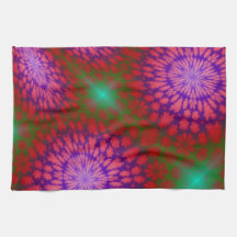 Serviette de cuisine avec la conception abstraite linge de cuisine