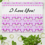 Serviette de cuisine chanceuse mignonne de Saint-V linges de cuisine