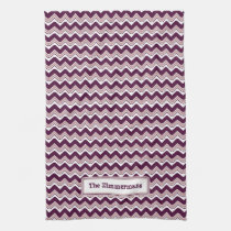Serviette de cuisine classique de Chevron d'ondula linges de cuisine