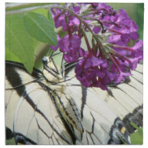 Serviette de cuisine de fleurs de papillon