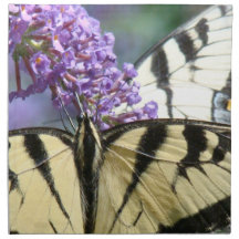 Serviette de cuisine de fleurs de papillon