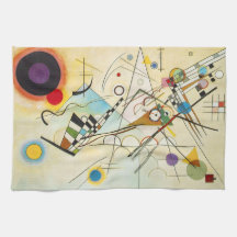 Serviette de cuisine de la composition VIII en Kan Serviette Pour Les Mains