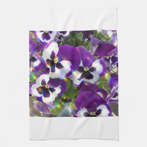 Serviette de cuisine de pensées serviette éponge