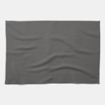 Serviette de cuisine grise solide serviettes pour les mains