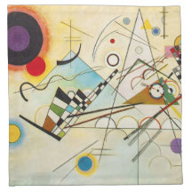 Serviette de la composition VIII en Kandinsky
