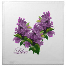 Serviette de lilas