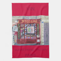 SERVIETTE DE VIN PARIS SERVIETTES ÉPONGE