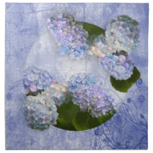 Serviette d'hortensia