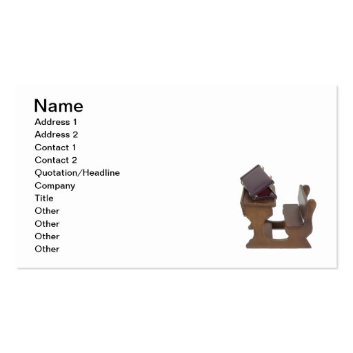 Serviette sur le bureau en bois cartes de visite professionnelles