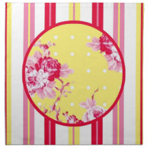 Serviette vintage de cottage