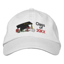 S'est levé et le diplômé de diplôme - personnalise casquette de baseball brodée