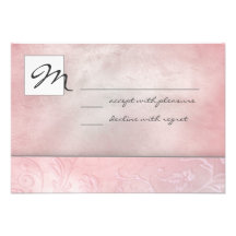 S'est levé RSVP floral Faire-parts