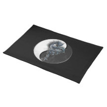 Set de table chinois de dragon de Yin Yang