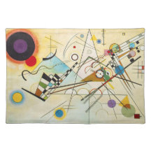 Set de table de la composition VIII en Kandinsky