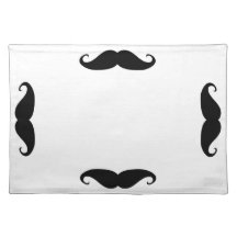 Set de table de moustache