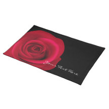 Set de table personnalisable de Saint-Valentin de 