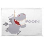 Set de table Toothy mignon de licorne de bande des sets de table