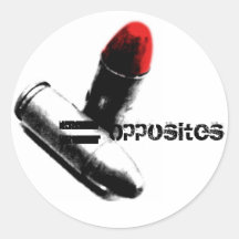 seules balles, = opposúx autocollants ronds