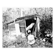 Shack cassé  tirage photo