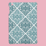 Shades of Teal Damask coques mini ipad