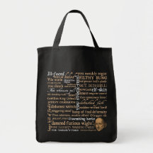 Shakespeare insulte la collection sacs en toile