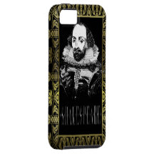 Shakespeare sur le noir avec le vibe de l'iphone 5 coque iPhone 5 Case-Mate