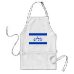 Shalom dans le lettrage hébreu de bloc tablier