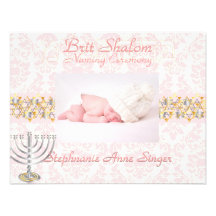 Shalom de Britannique de PixDezines/cadre de photo Faire-parts