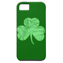 Shamrock affligé par cru coque iPhone 5 Case-Mate