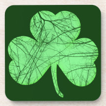 Shamrock affligé par cru sous-bock