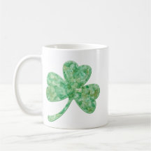 Shamrock Artsy pour le Jour de la Saint Patrick Mugs