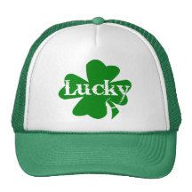 Shamrock chanceux de vert de jour de St Patricks d Casquettes