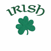 Shamrock Chemise-Irlandais de polo brodé