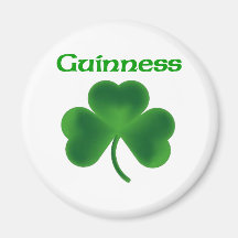 Shamrock de Guinness Aimants