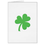 Shamrock de jour de St Patty Cartes De Vœux