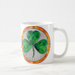 Shamrock en verre tasse