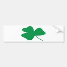 Shamrock irlandais autocollant pour voiture