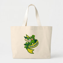Shamrock irlandais de chapeau de lutin de joueur d sac