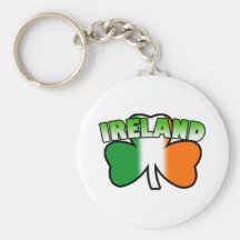 Shamrock Keychain de l'Irlande Porte-clé