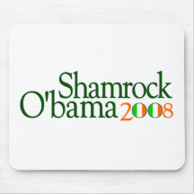 Shamrock Obama 2008 Tapis De Souris
