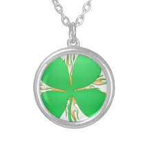 shamrock sur le feu colliers personnalisés