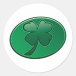 Shamrock v3 autocollant rond