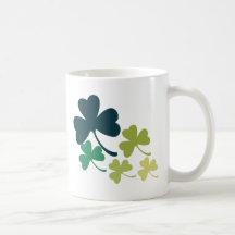 Shamrocks artistiques mugs