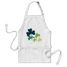 Shamrocks artistiques tabliers