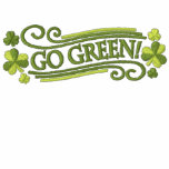 Shamrocks et texte de devenez écolo sweats à capuche