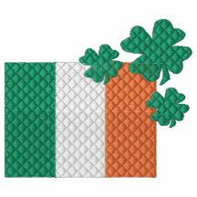 Shamrocks irlandais polos avec broderie